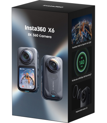 Insta360 X6 Standard Bundle, midnight black