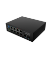 Lanberg | Switch PoE 4xBT 4xAT SFP/ETH Din Unmanagment Fast Ethernet | ILFE-8P-1GE-1S-120 | Unmanaged | Din rail, Rack