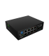 Lanberg | Switch PoE 4xBT 4xAT SFP/ETH Din Unmanagment Fast Ethernet | ILFE-8P-1GE-1S-120 | Unmanaged | Din rail, Rack