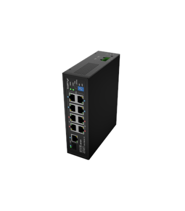 Lanberg | Switch PoE 4xBT 4xAT SFP/ETH Din Unmanagment Fast Ethernet | ILFE-8P-1GE-1S-120 | Unmanaged | Din rail, Rack