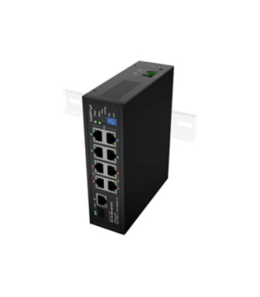Lanberg | Switch PoE 4xBT 4xAT SFP/ETH Din Unmanagment Fast Ethernet | ILFE-8P-1GE-1S-120 | Unmanaged | Din rail, Rack
