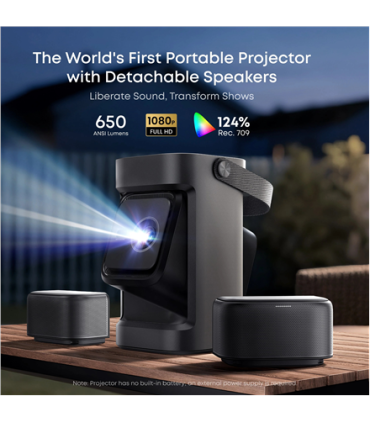 Anker Nebula P1 Portable Projector with Detachable Speakers