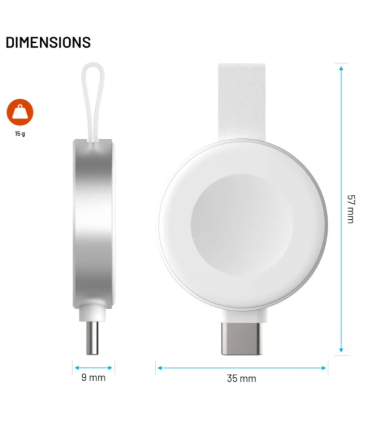 Fixed ORB2 USB-C juhtmevaba laadija Apple Watch