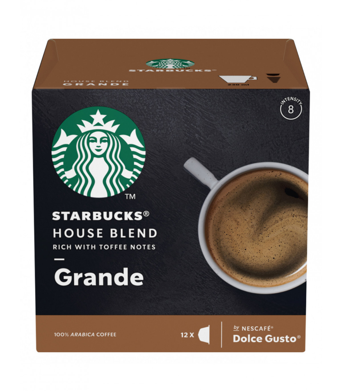 STARBUCKS by NESCAFE Dolce Gusto House Blend 12 capsules - 102 g