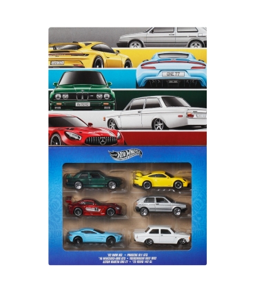 Hot Wheels Euroopa autode 6-pakk