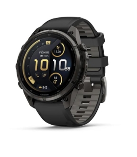 Garmin fenix 9 Pro nutikell, inReach, 47 mm, süsinikhall DLC-titaan, must/kivihall silikoonrihm