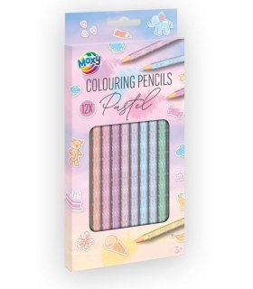 Moxy pastelsed värvipliiatsid 12 tk