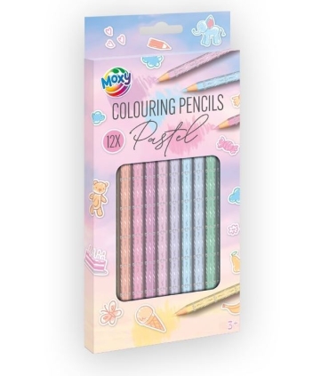 Moxy pastelsed värvipliiatsid 12 tk