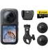 Insta360 X6 Motorcycle Bundle, midnight black