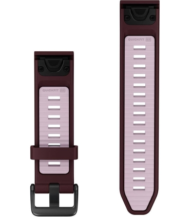 Garmin kellarihm QuickFit 20mm fenix 9 Pro, dark cherry/dust rose