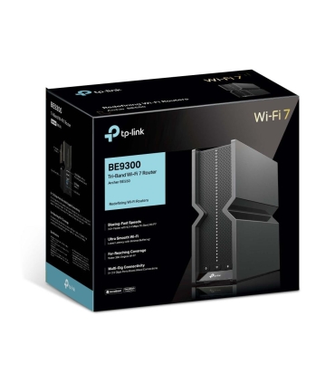 TP-LINK Wireless Router  ARCHER BE550 Wi-Fi 7 (802.11be) Data speed 9300 Mbit/s Ethernet WAN Yes WAN connection type RJ-45 Ether