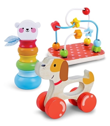 Gerardou0027s Toys puidust mänguasjade komplekt