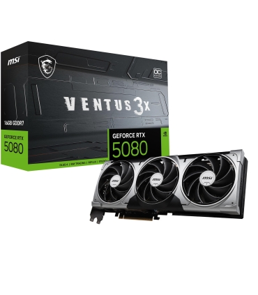 MSI NVIDIA GeForce RTX 5080 16GB GDDR7 RTX508016GVEN3XOCBLK