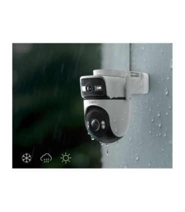 TP-LINK | Dual Lens Security Wi-Fi Camera | Tapo C545D | Dome | 3 MP | 6mm | IP66 | H.264 | MicroSD, up to 512 GB