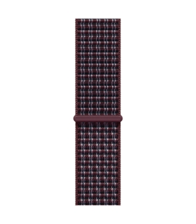 Apple 42mm Burgundy Plaid Sport Loop