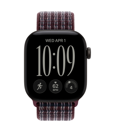 Apple 42mm Burgundy Plaid Sport Loop