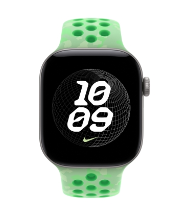 Apple 42mm Green Spark Nike Sport Band - M/L