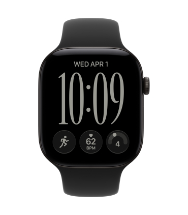 Apple 46mm Black Sport Band - M/L
