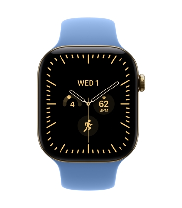 Apple 46mm Wildflower Blue Sport Band - S/M