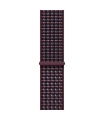 Apple 46mm Burgundy Plaid Sport Loop
