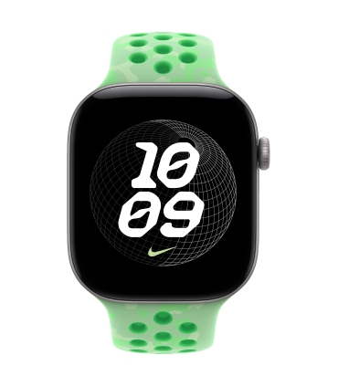 Apple 46mm Green Spark Nike Sport Band - M/L