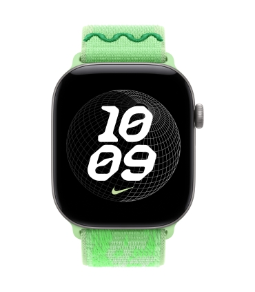 Apple 46mm Green Spark Nike Sport Loop