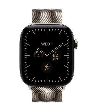 Apple 46mm Natural Milanese Loop - S/M