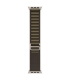 Apple 49mm Dark Olive Alpine Loop - Medium - Natural Titanium Finish
