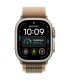 Apple 49mm Desert Alpine Loop - Medium - Natural Titanium Finish