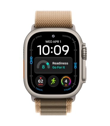 Apple 49mm Desert Alpine Loop - Medium - Natural Titanium Finish