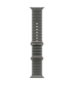 Apple 49mm Translucent Black Ocean Band - Natural Titanium Finish