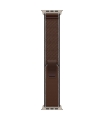 Apple 49mm Dark Umber Trail Loop - M/L - Natural Titanium Finish