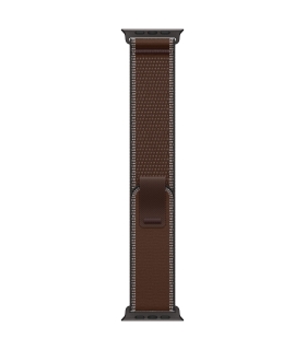 Apple 49mm Dark Umber Trail Loop - S/M - Black Titanium Finish