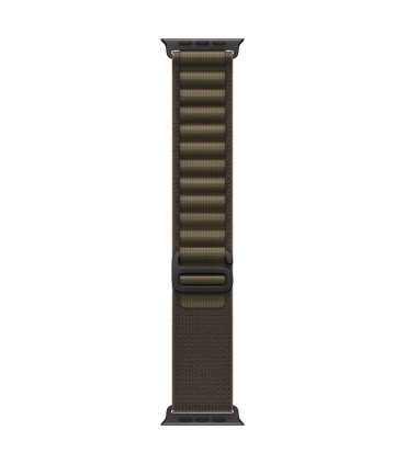 Apple 49mm Dark Olive Alpine Loop - Medium - Black Titanium Finish