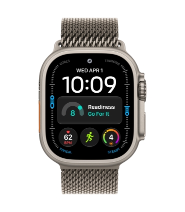 Apple 49mm Natural Titanium Milanese Loop - Medium