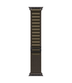 Apple 49mm Dark Olive Alpine Loop - Small - Black Titanium Finish