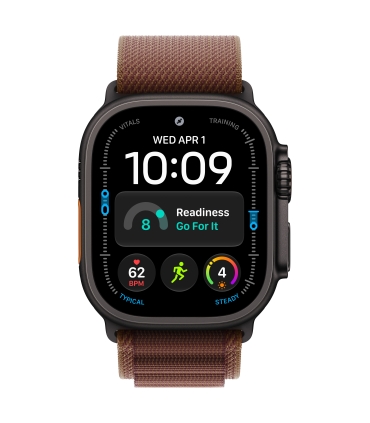 Apple 49mm Burgundy Alpine - Loop - Small - Black Titanium Finish