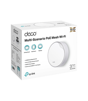 TP-LINK Deco X50 (3-pack) AX3000 Whole Home Mesh Wi-Fi 6 System | TP-LINK | Whole Home Mesh Wi-Fi 6 System | Deco X50 (3-pack) |