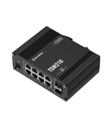 Teltonika | Switch 8 GbE, 2 SFP ports | TSW210