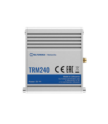 Teltonika | LTE Modem | TRM240 | No Wi-Fi | Mesh Support No | MU-MiMO No | 2G/3G | Antenna type 1xSMA for LTE | 1 x microUSB