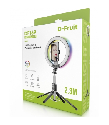 D-Fruit ringvalgusti 10" + statiiv-käsistatiiv DF169