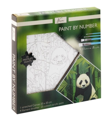 Grafix värvi numbri järgi Panda