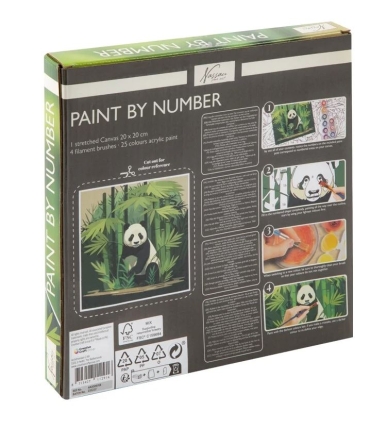 Grafix värvi numbri järgi Panda