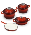 Malmnõude komplekt CS Kochsysteme Xanten 067489, punane