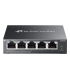 TP-LINK | Omada 5-Port Gigabit Easy Managed Switch with 4-Port PoE+ | ES205GP | Desktop/Wall mountable