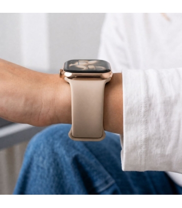 Tech-Protect kellarihm Silicone Apple Watch 44/45/46/49mm, walnut
