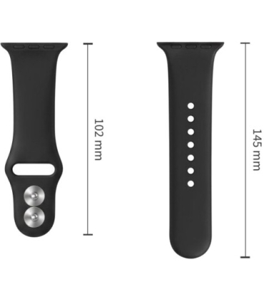 Tech-Protect kellarihm Silicone Apple Watch 44/45/46/49mm, must