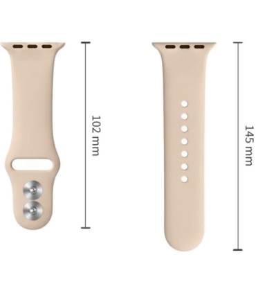 Tech-Protect kellarihm Silicone Apple Watch 44/45/46/49mm, walnut