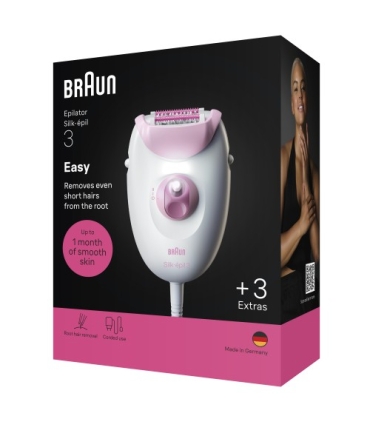 Braun SE3-033 Silk•èpil® 3 +3 tarvikut