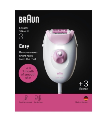 Braun SE3-033 Silk•èpil® 3 +3 tarvikut